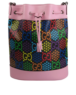 Supreme Psychedelic Bucket Bag,Canvas,Pink/Multi,Strap,DB,59814952098,3*